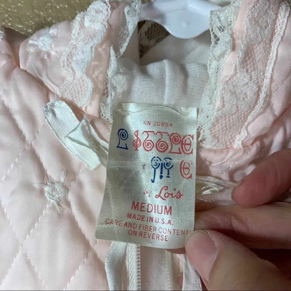 Vintage Little Me baby girl light pink sleep sack‎